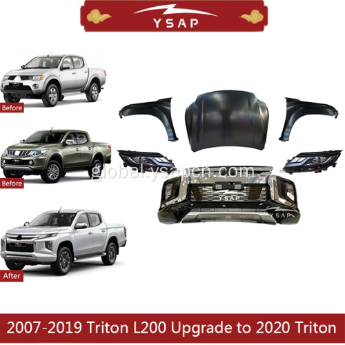 car accessory Good quality 2020 Triton L200 upgrade body kit Factory